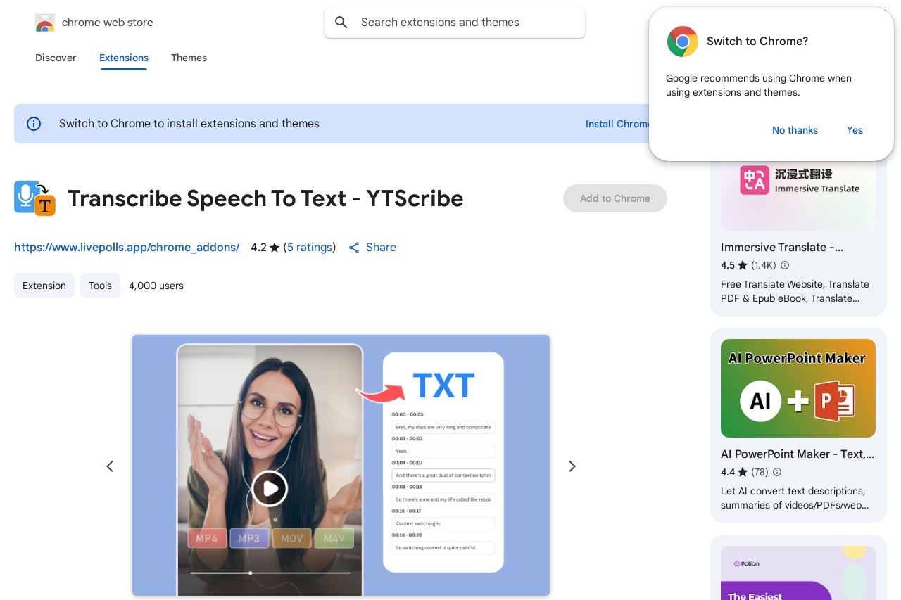 YTScribe