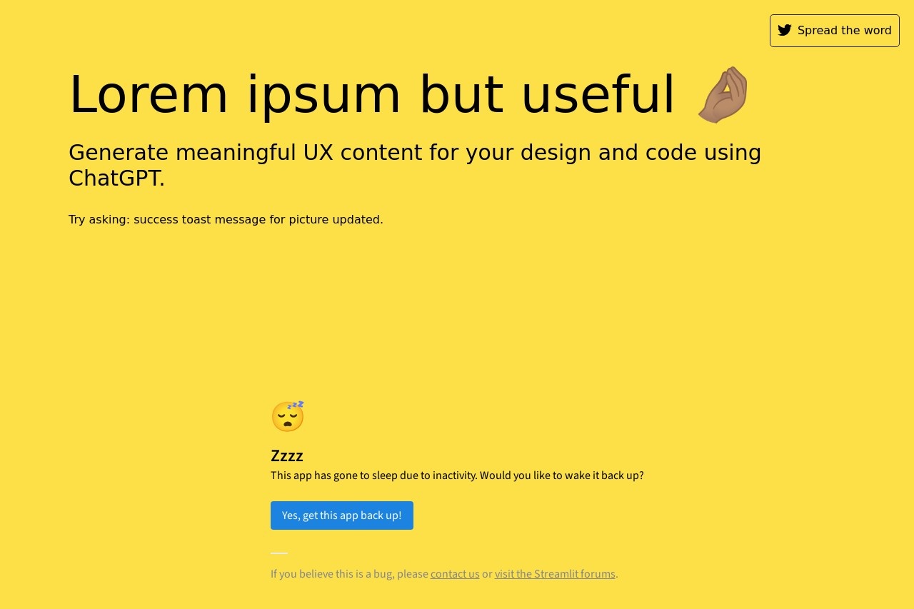 AI UX writer
