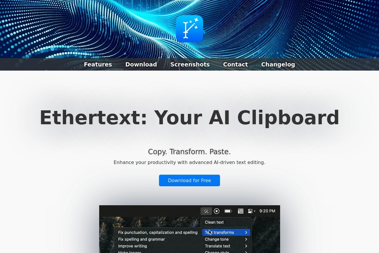 Ethertext
