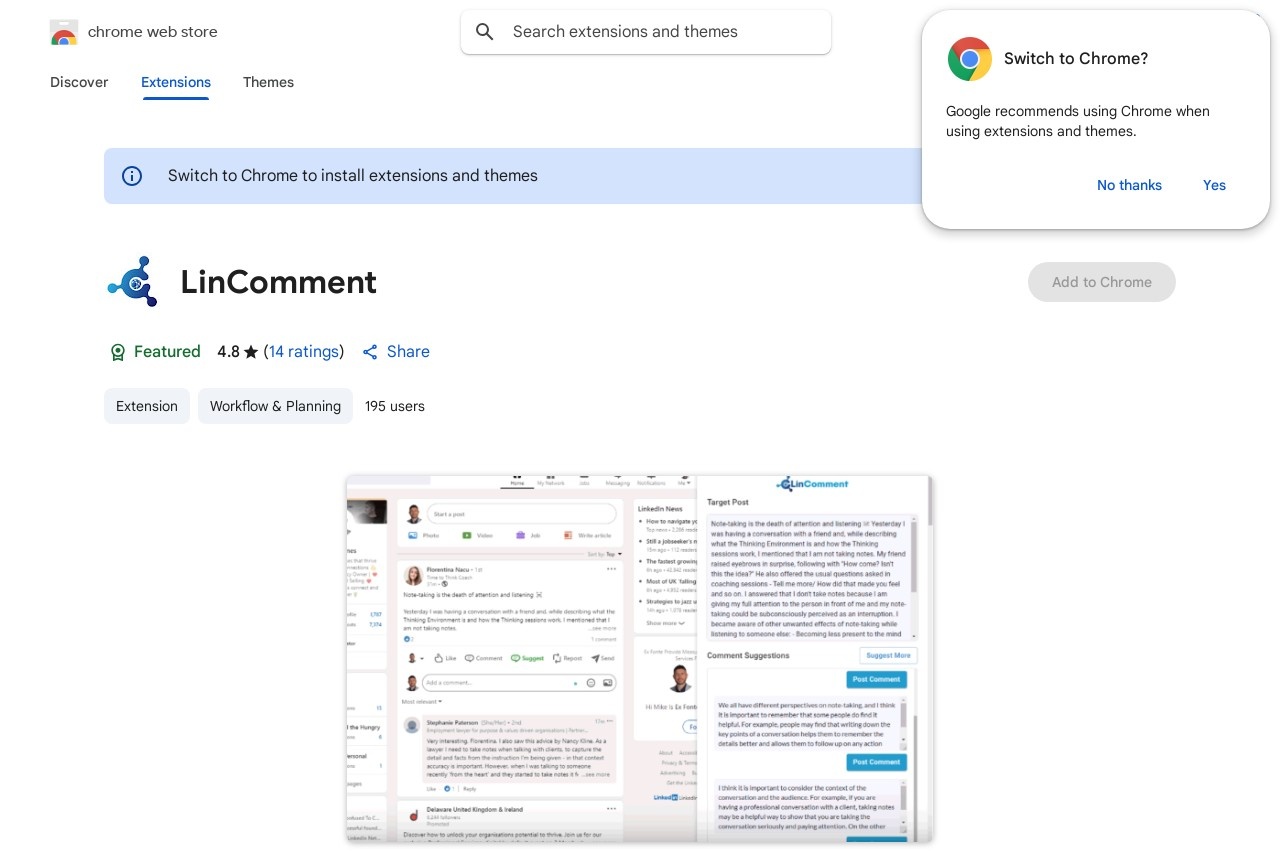 LinComment