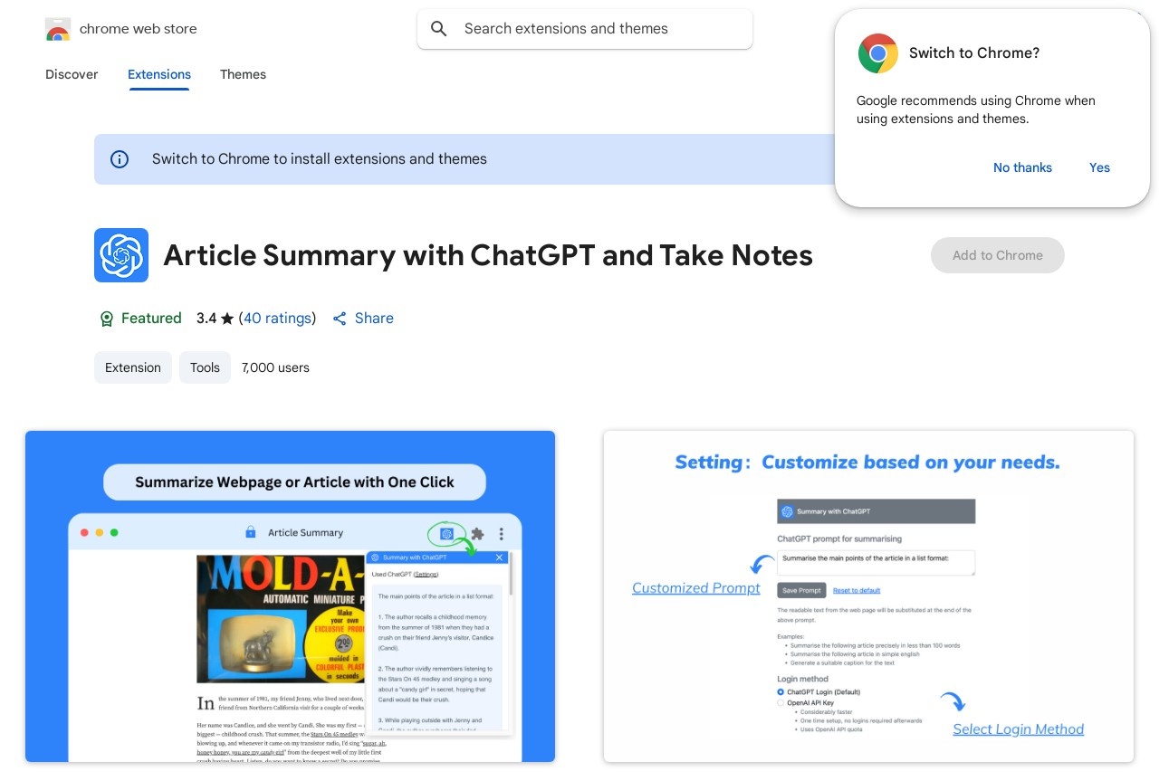 Article Summary with ChatGPT