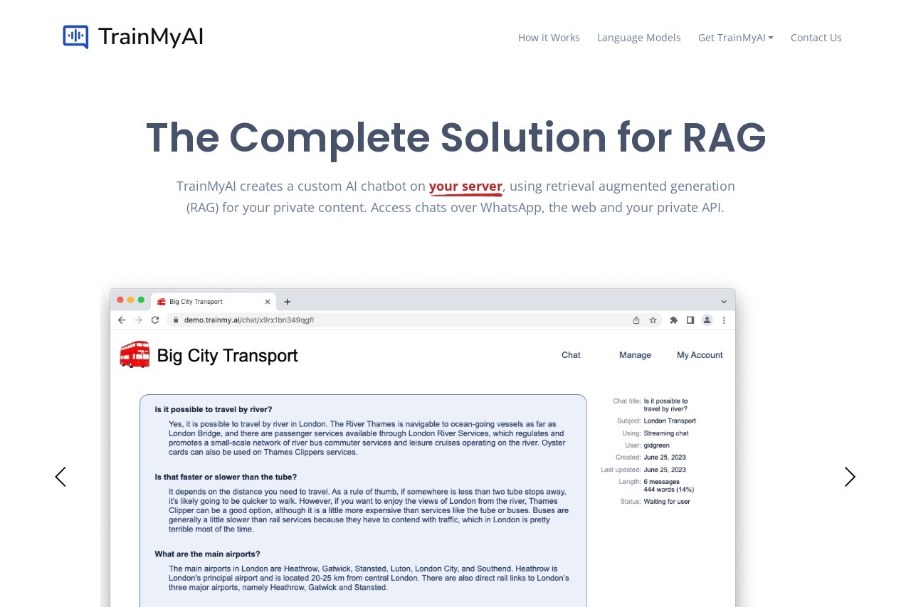 TrainMyAI