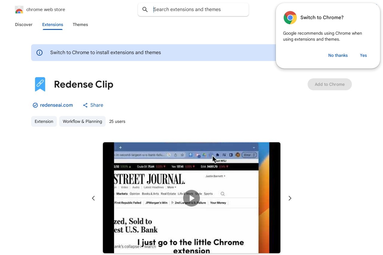 Redense Clip