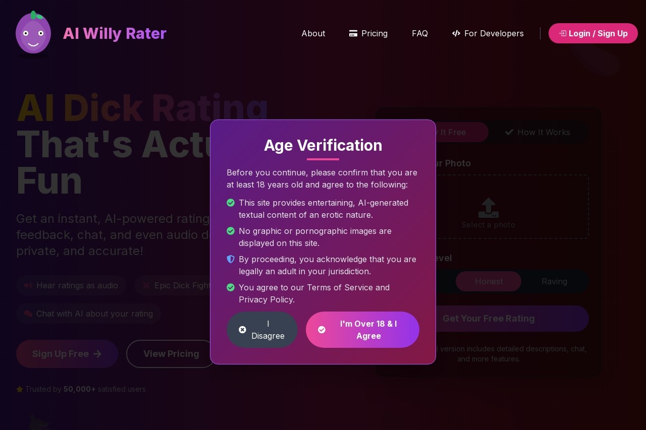 AI Penis Ratings