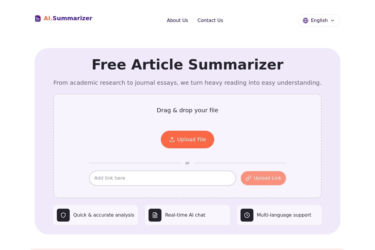 AI Article Summarizer