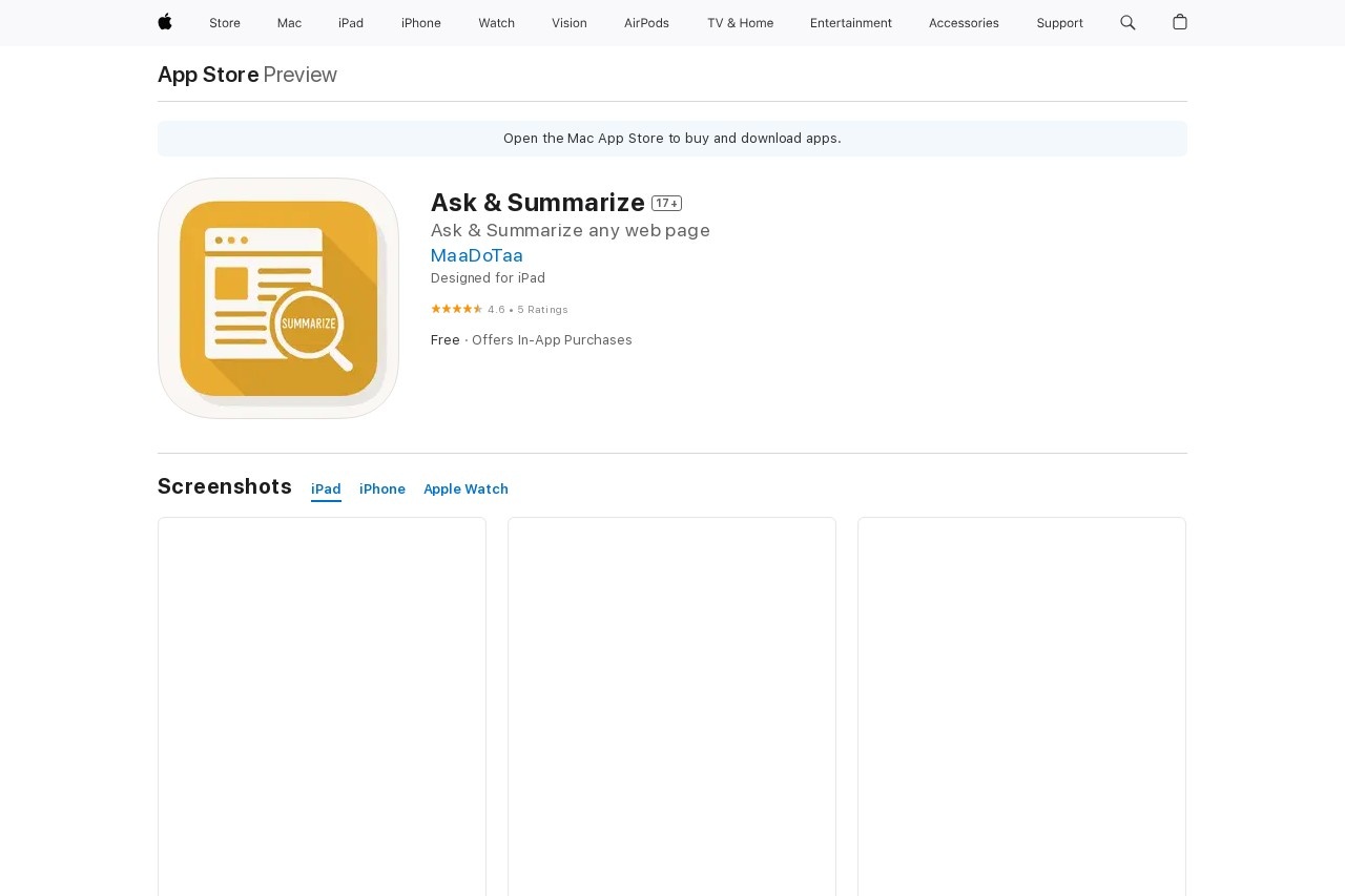 Ask & Summarize
