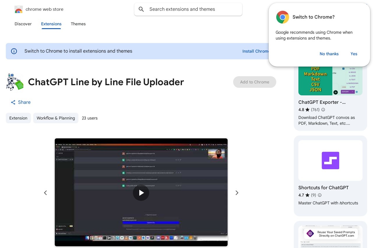 ChatGPT Line by Line File Uploader