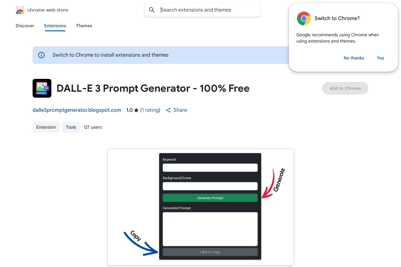 DALL-E 3 Prompt Generator