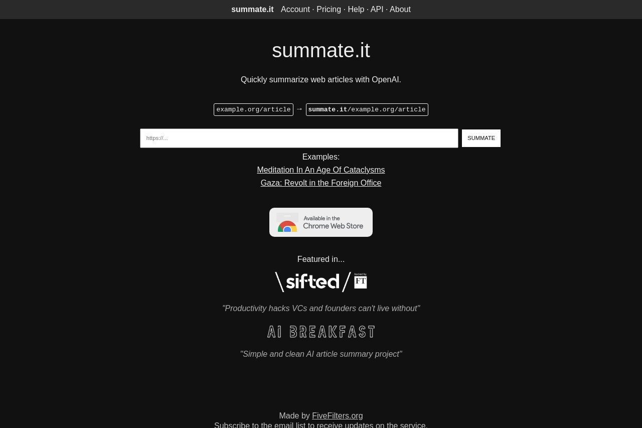 Summate.it