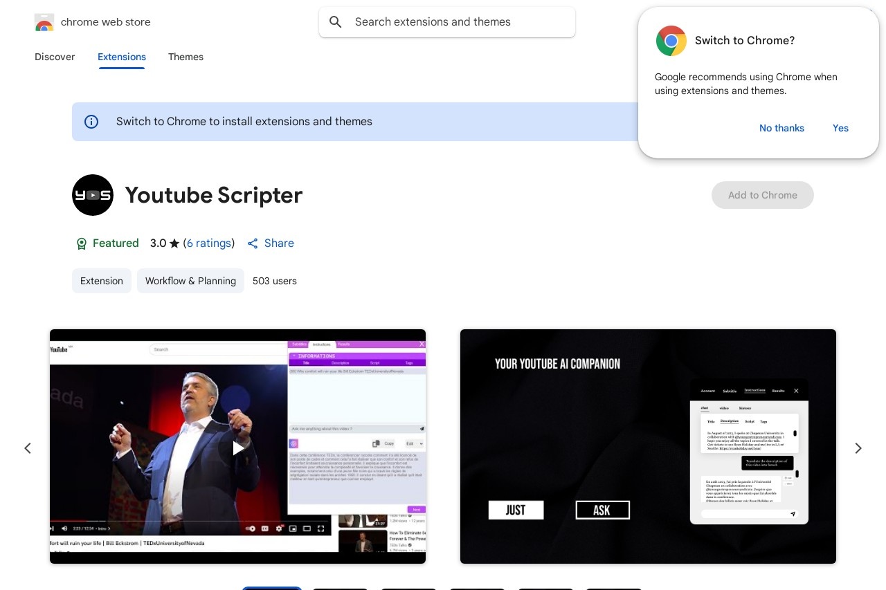 Youtube Scripter