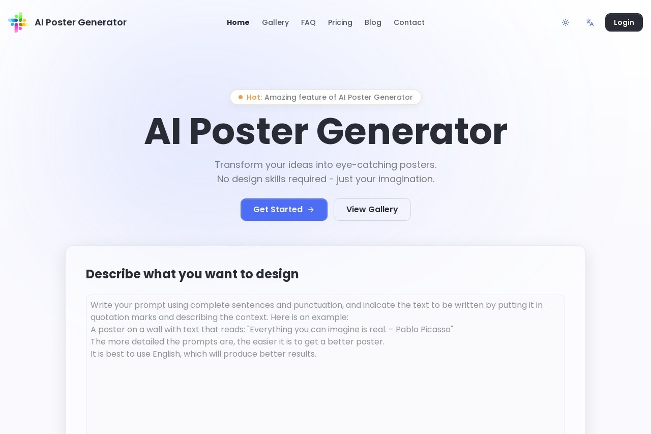 AI Poster Generator