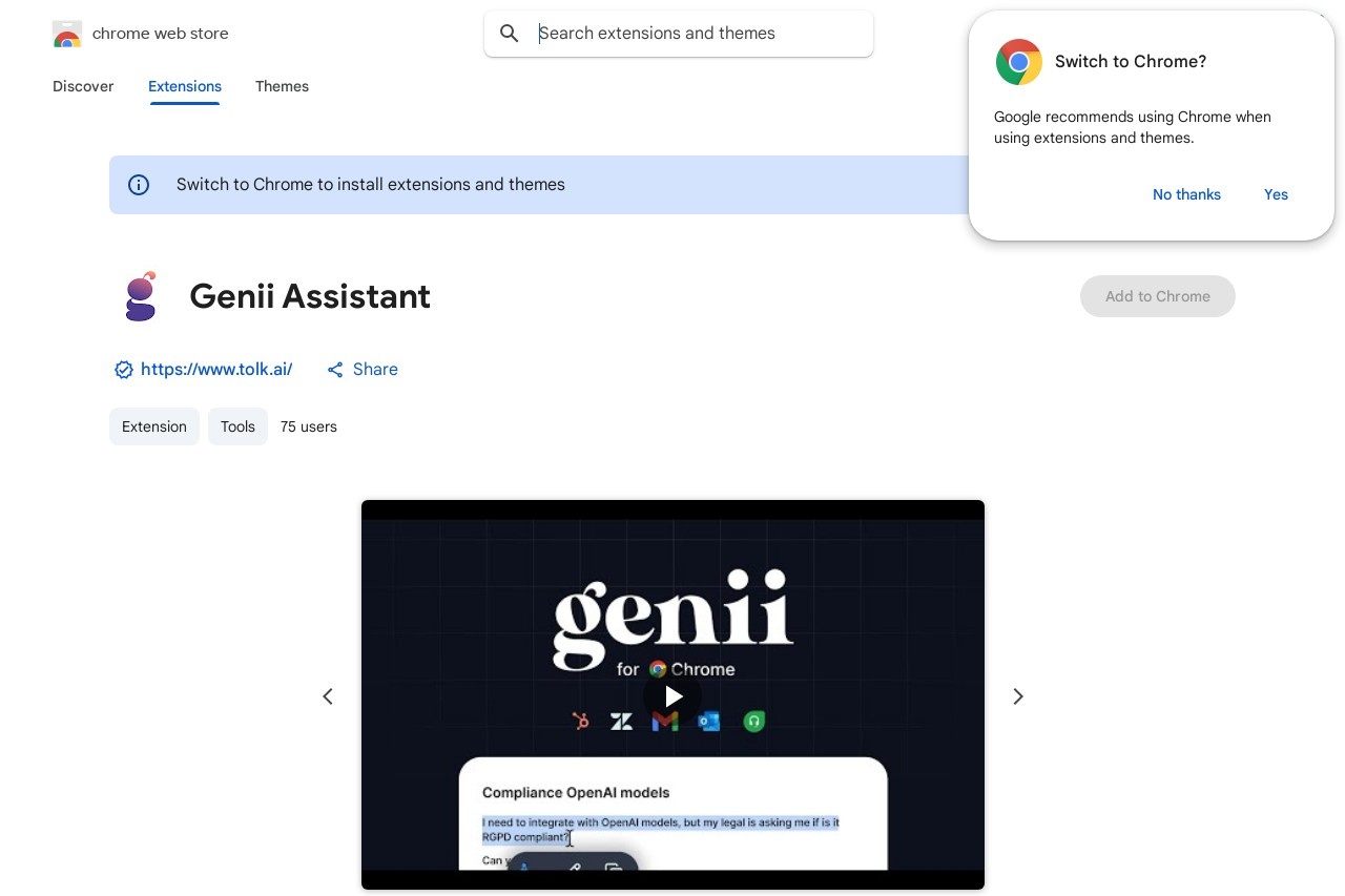 Genii Assistant