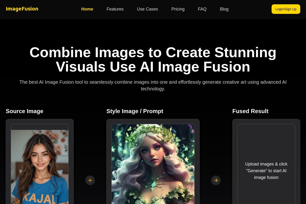 AI Image Fusion Tool