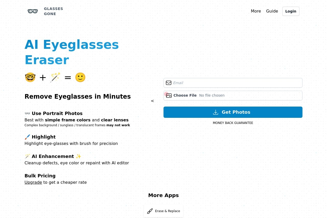 Glasses Gone