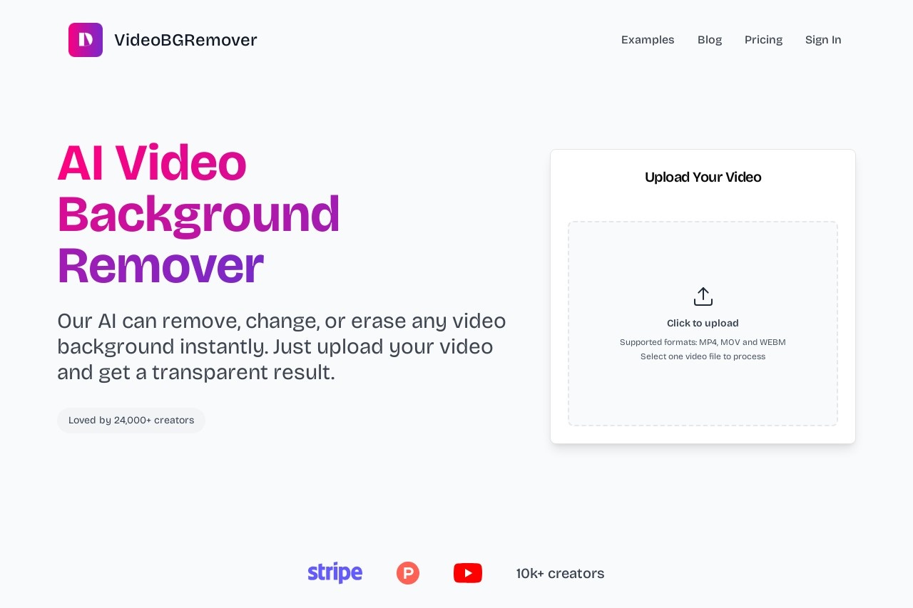 VideoBGRemover