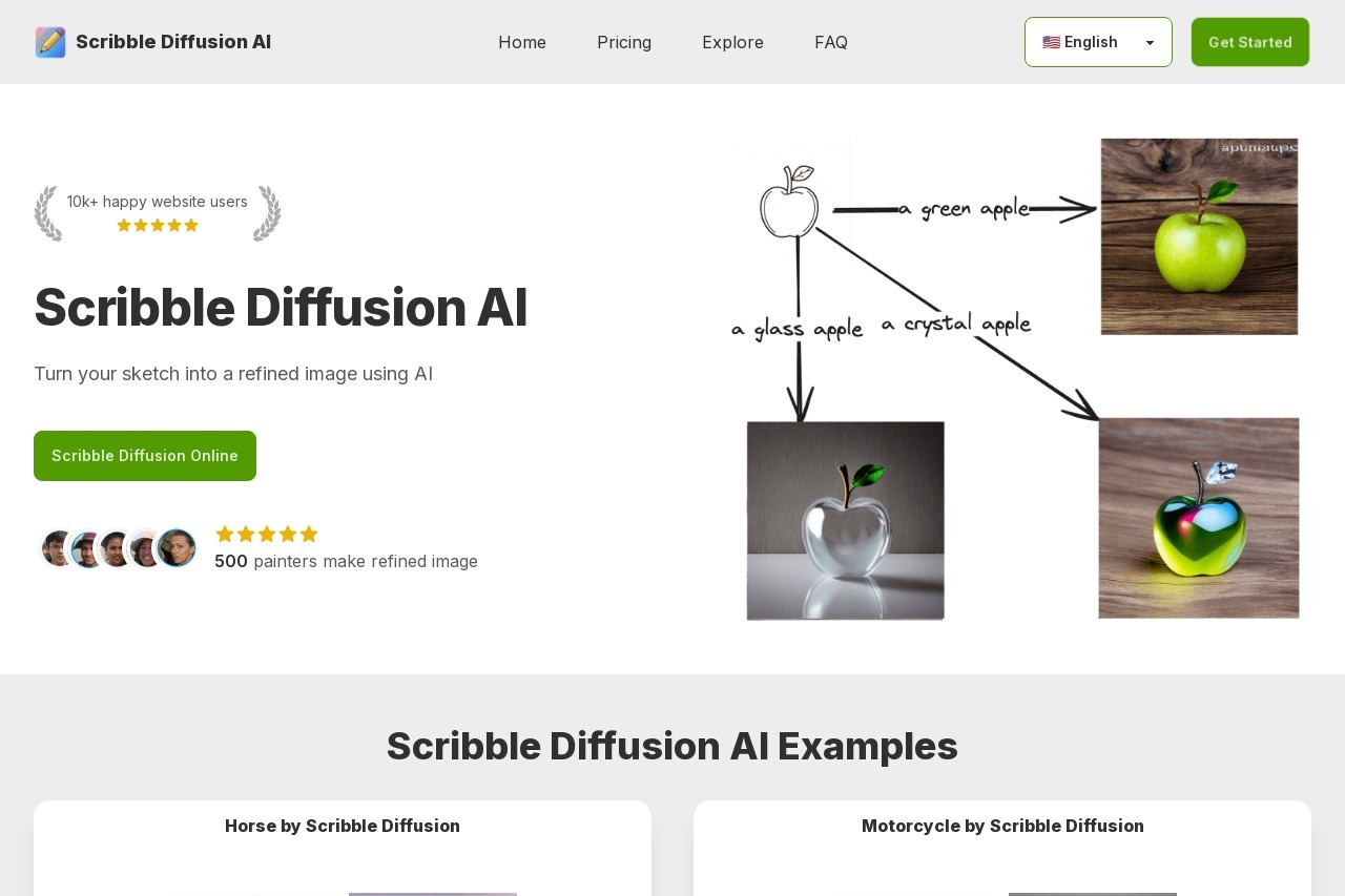 Scribble Diffusion