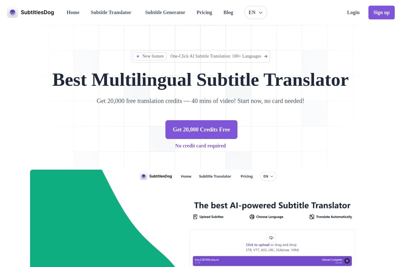 AI Subtitle Translator