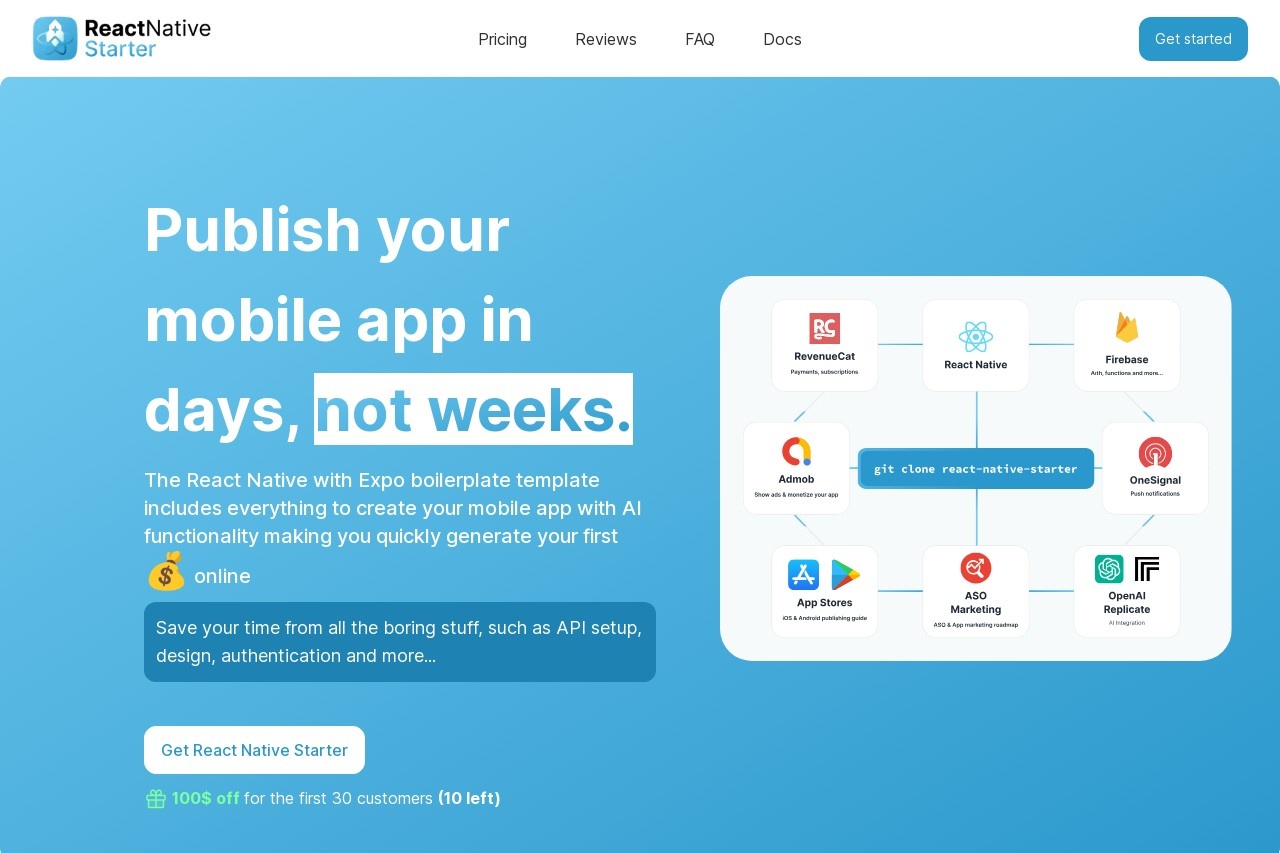 React Native Starter AI