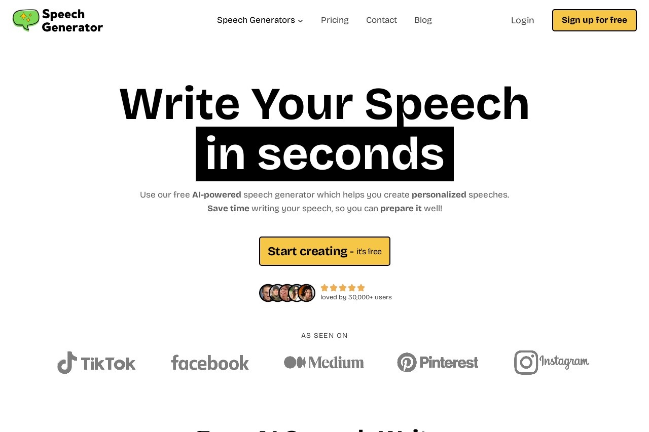 AI Speech Generator