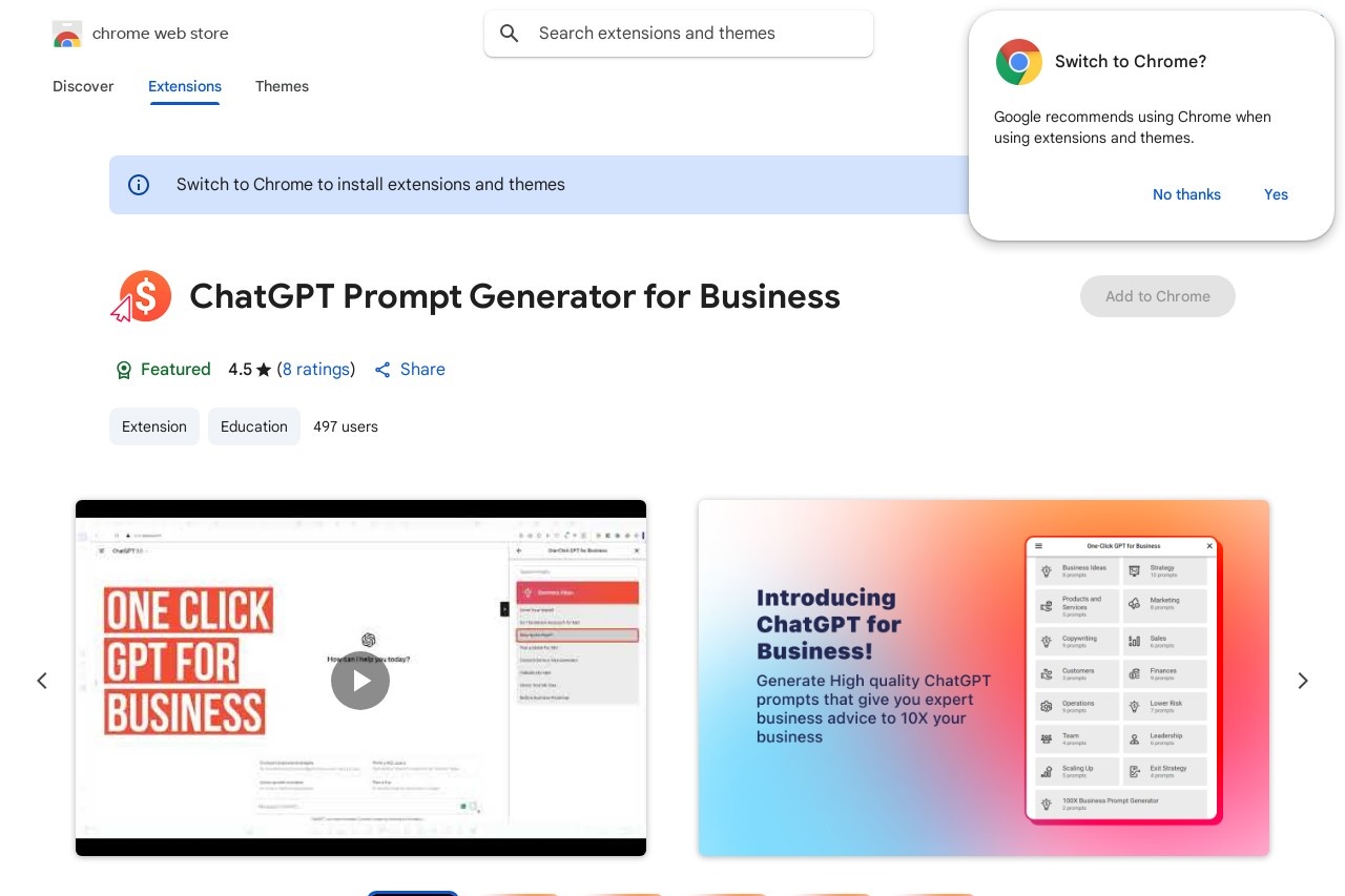 ChatGPT Prompt Generator