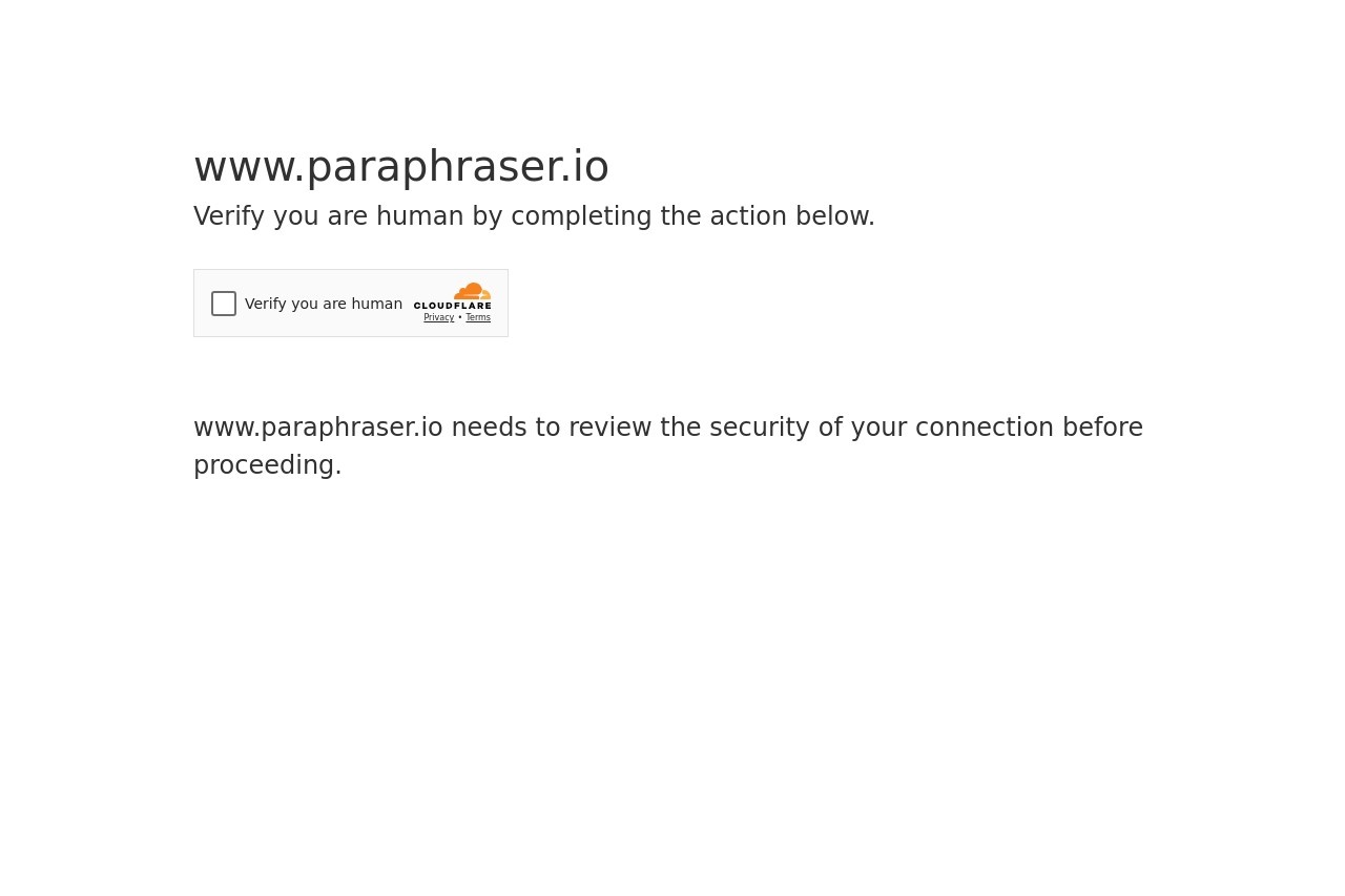 Paraphrasing Tool