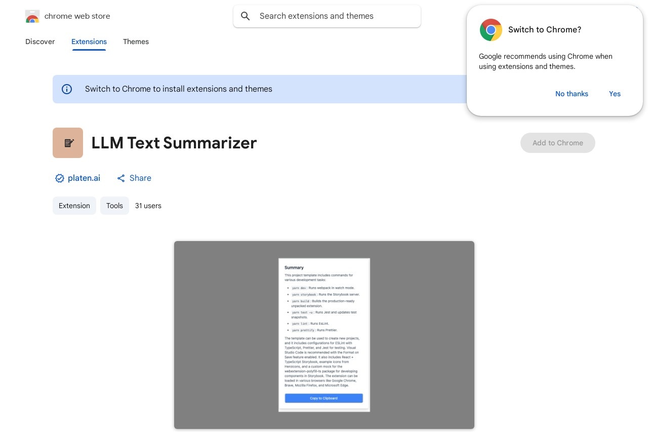 LLM Text Summarizer
