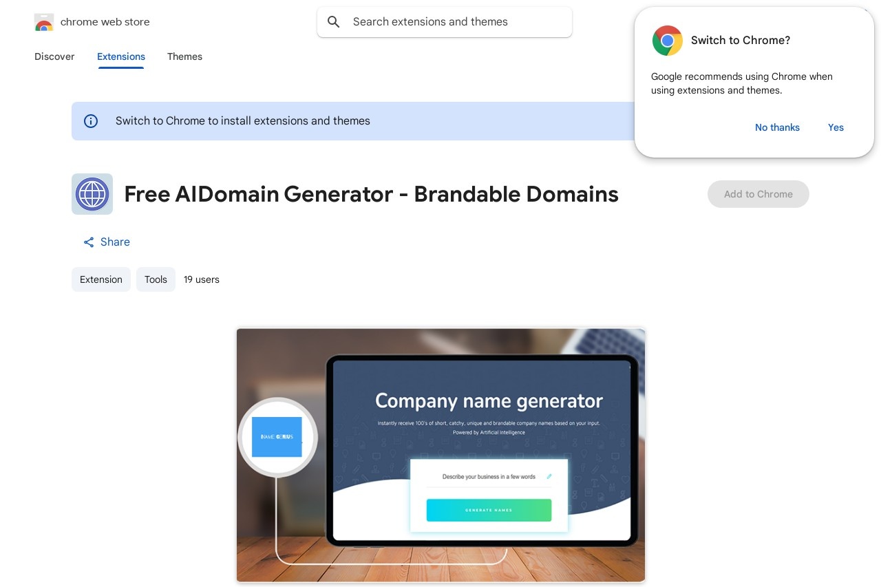 AIDomain Generator